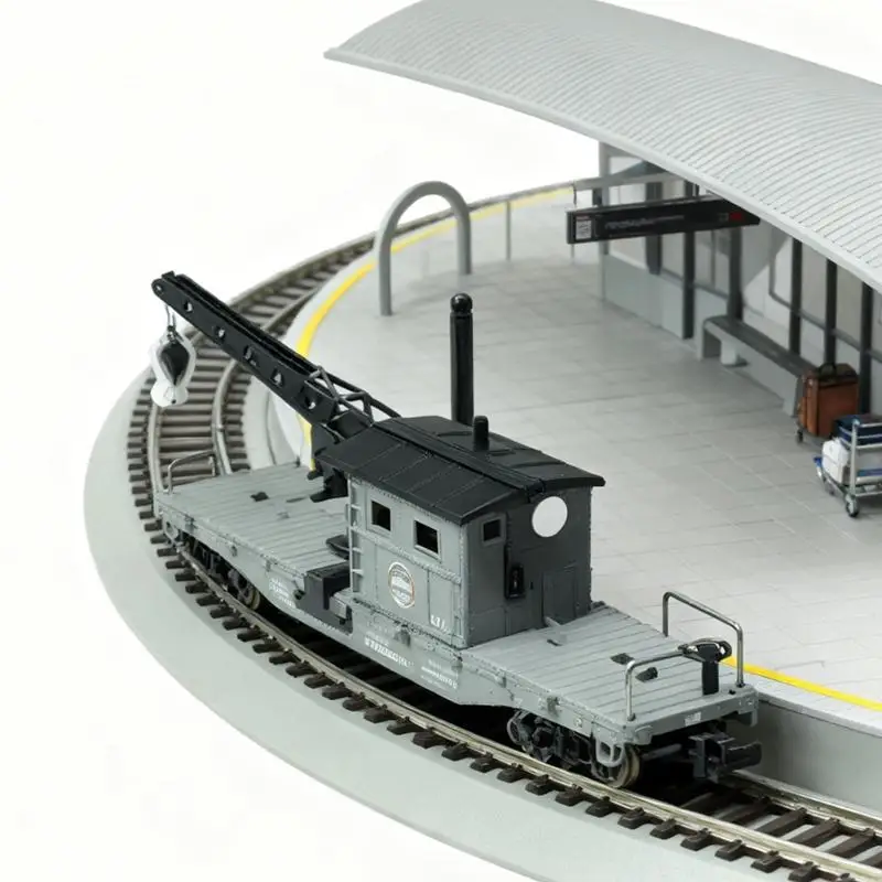 Realistic HO Scale Model Railroad Tracks Kits Cement Sleeper For Craft Train Track And Display With Stable Construction A2UB