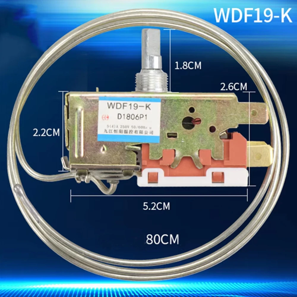 Termostato universal para geladeira WDF19-K Termostato para geladeiras Interruptor regulador de temperatura
