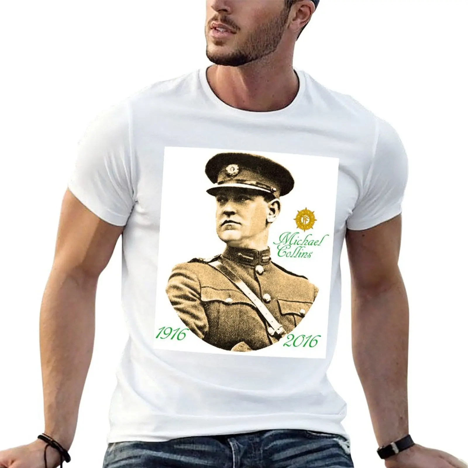 Michael Collins 1916-2016 T-Shirt oversize t-shirts man quick drying Men's clothing