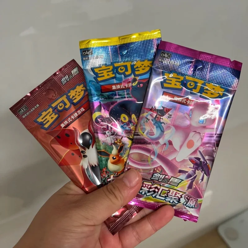 En Stock 100% véritable Pokemon formateur Collection cadeau boîte aveugle boîtes en fer boîtes de rangement Ptcg cartes à collectionner cadeau d'anniversaire