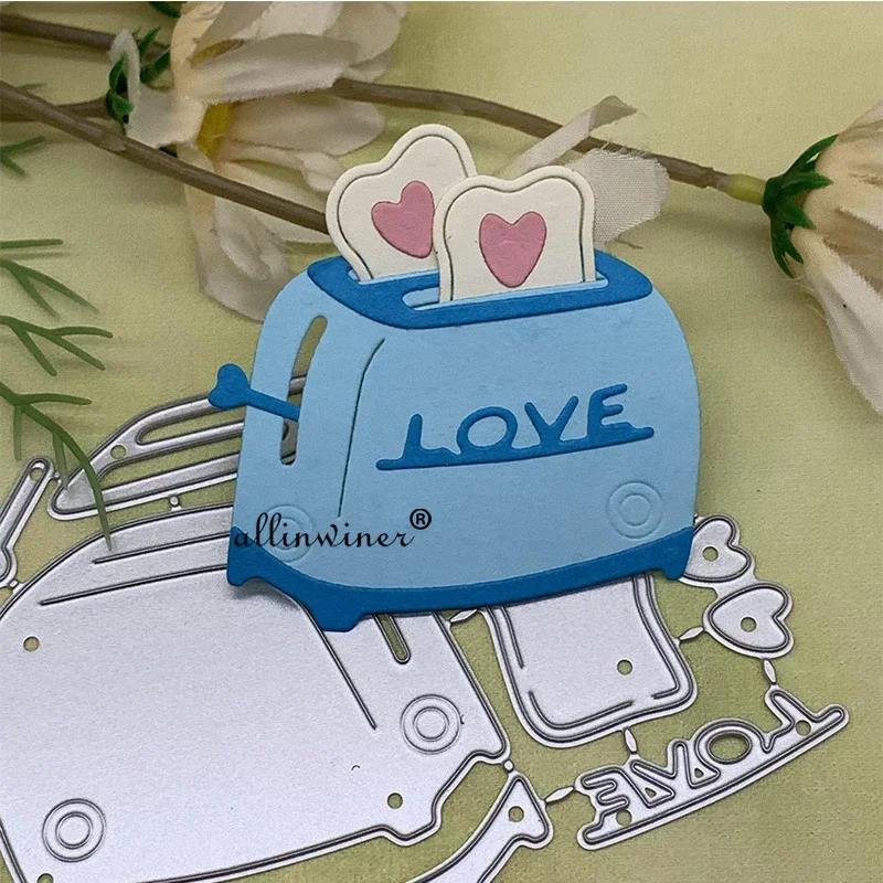 Bread Oven Coffee cup DIY Craft Metal Cutting Die Scrapbook Embossed Paper Card Album Craft Template Stencil Dies