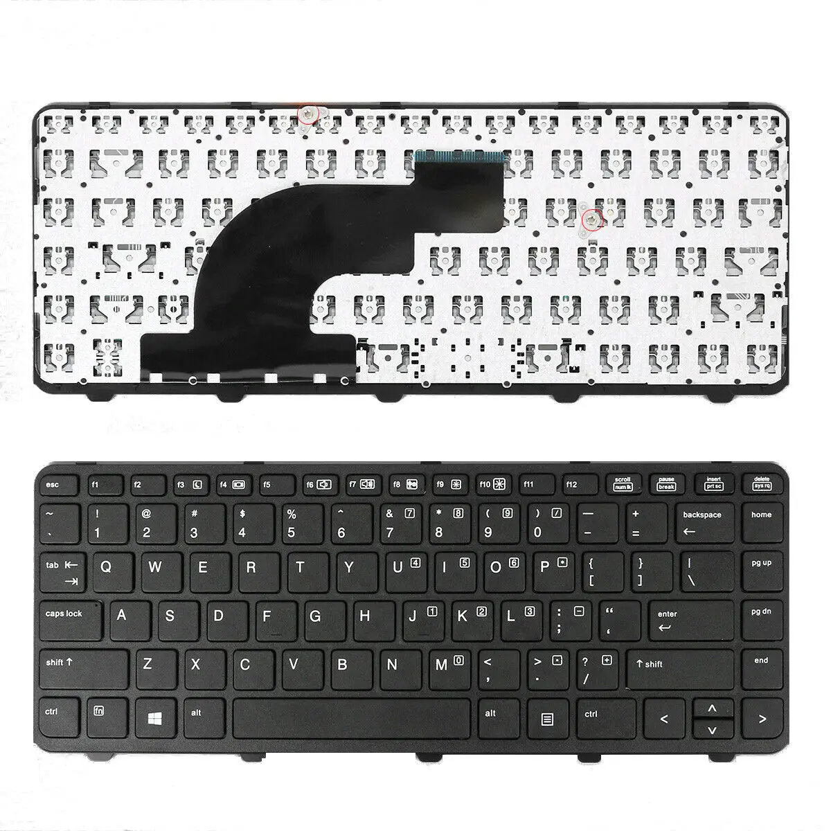 New Laptop Keyboard for HP PROBOOK 640 G1 645 G1 black US 738688-001 736653-001 V139426BS1 With Frame Without pointing stick