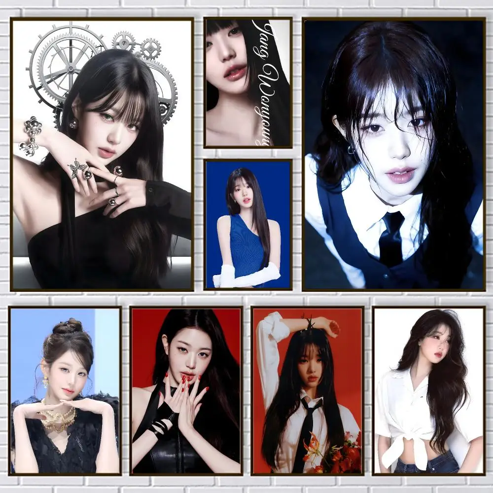 Kpop Jang Won-young Poster PP Paper Decorative Wall Art for Living RoomsBedrooms Bars Cafes Stylish Home Decor Gift
