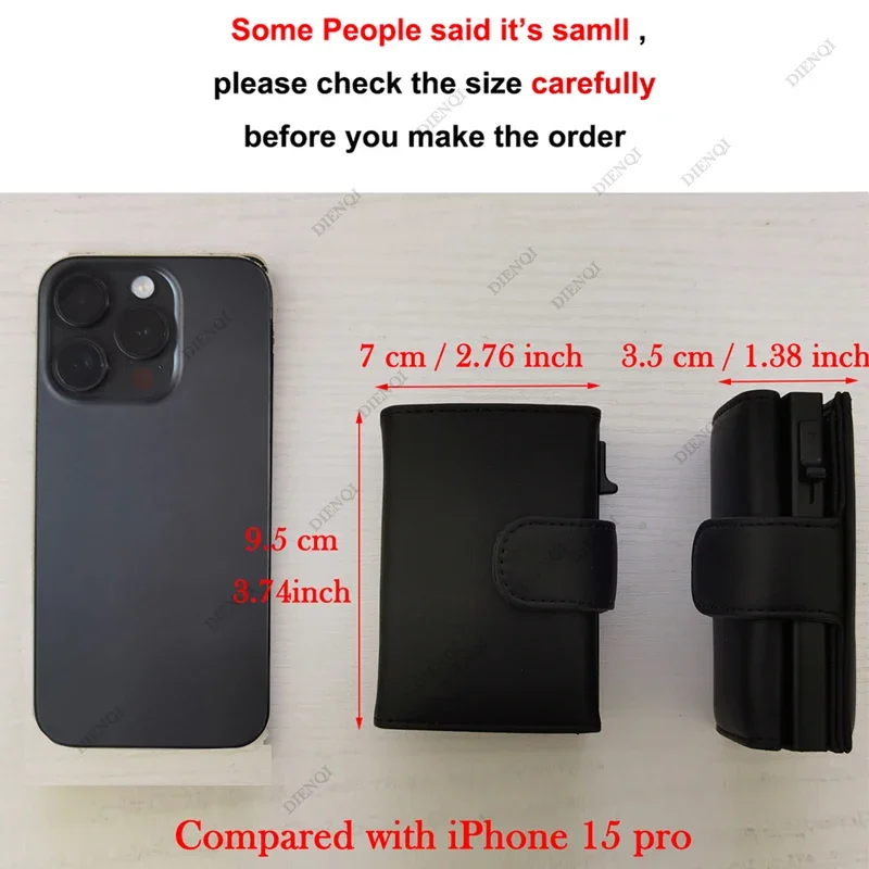 مكافحة تتفاعل الرجال محافظ حامل بطاقة محفظة ثلاثية الطي مع عملة جيب أكياس المال محفظة ذكية محفظة للرجال Carteira Masculina