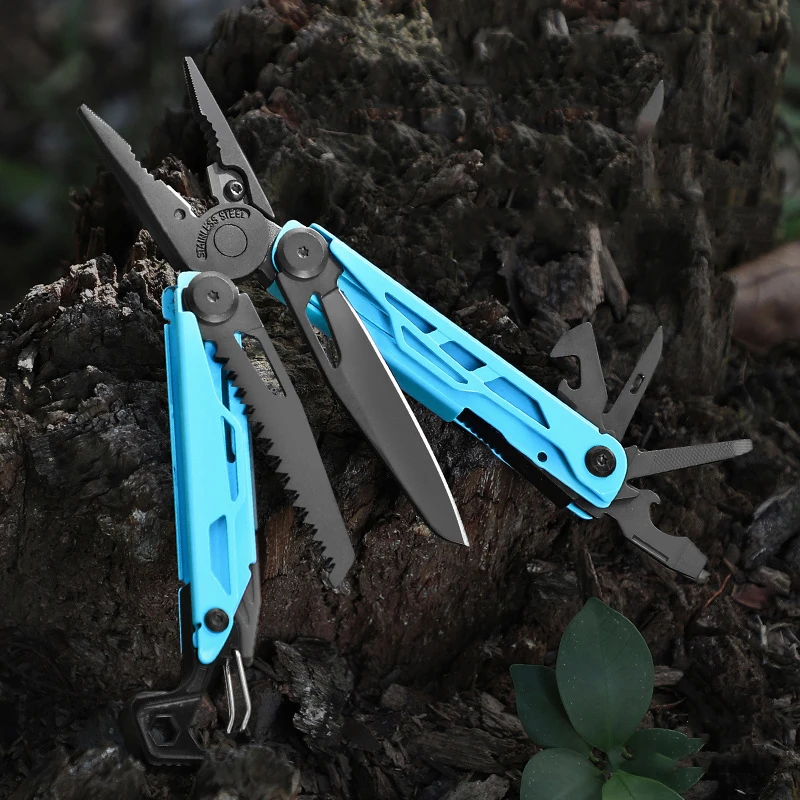 

Multifunctional Stainless Steel Fine Blanking Pliers Portable Folding Outdoor Camping Multipurpose Pliers Home Repair Tools