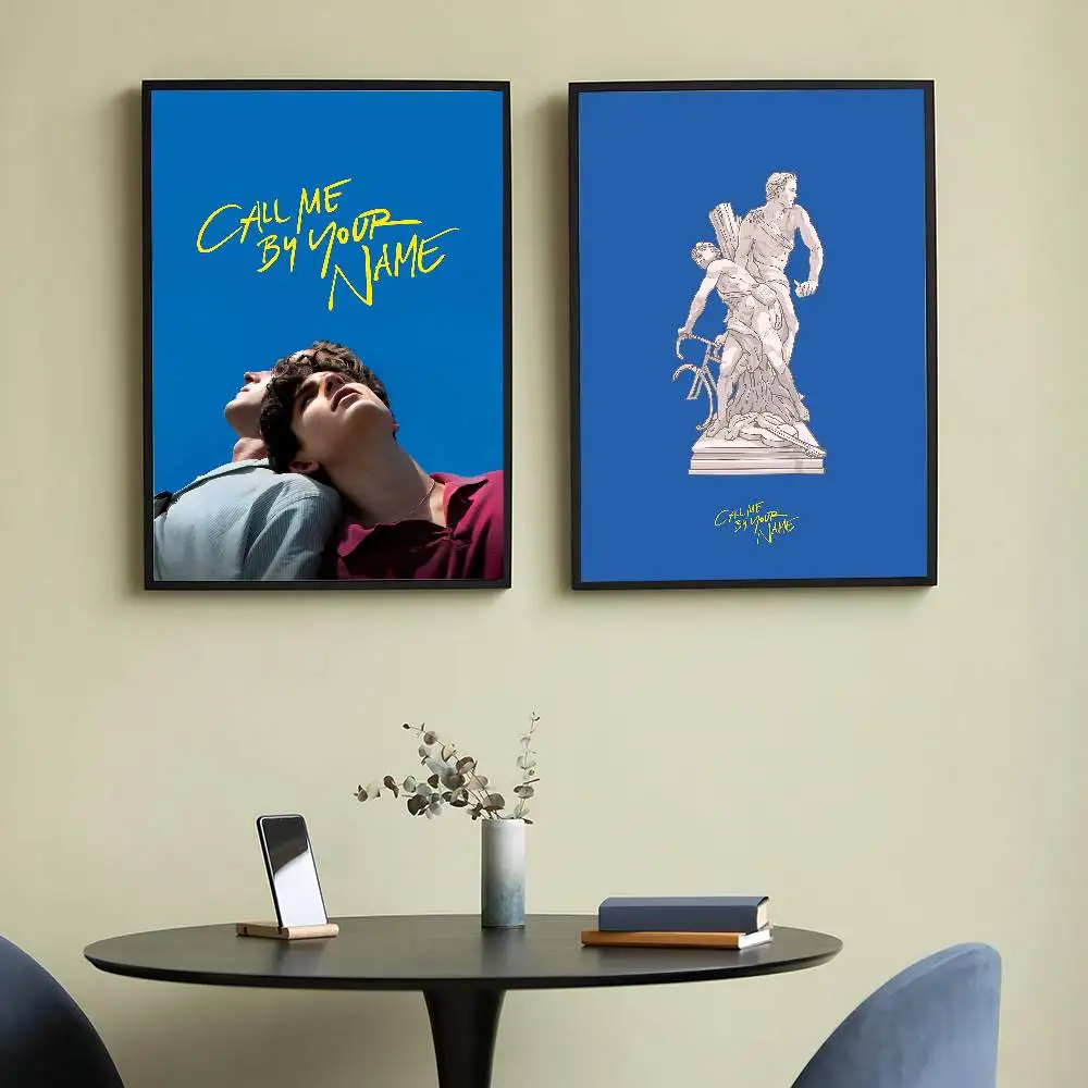 C-اتصلني باسمك ملصق HD جودة جدار الفن الرجعية الملصقات للمنزل جدار ديكور Kawaii غرفة ديكور