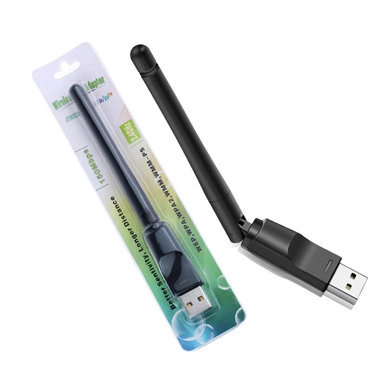 

150 Мбит/с USB Wi-Fi адаптер 2,4 ГГц антенна USB 802.11n/g/b Ethernet Wi-Fi ключ USB беспроводная сетевая карта ПК Wi-Fi адаптер приемника