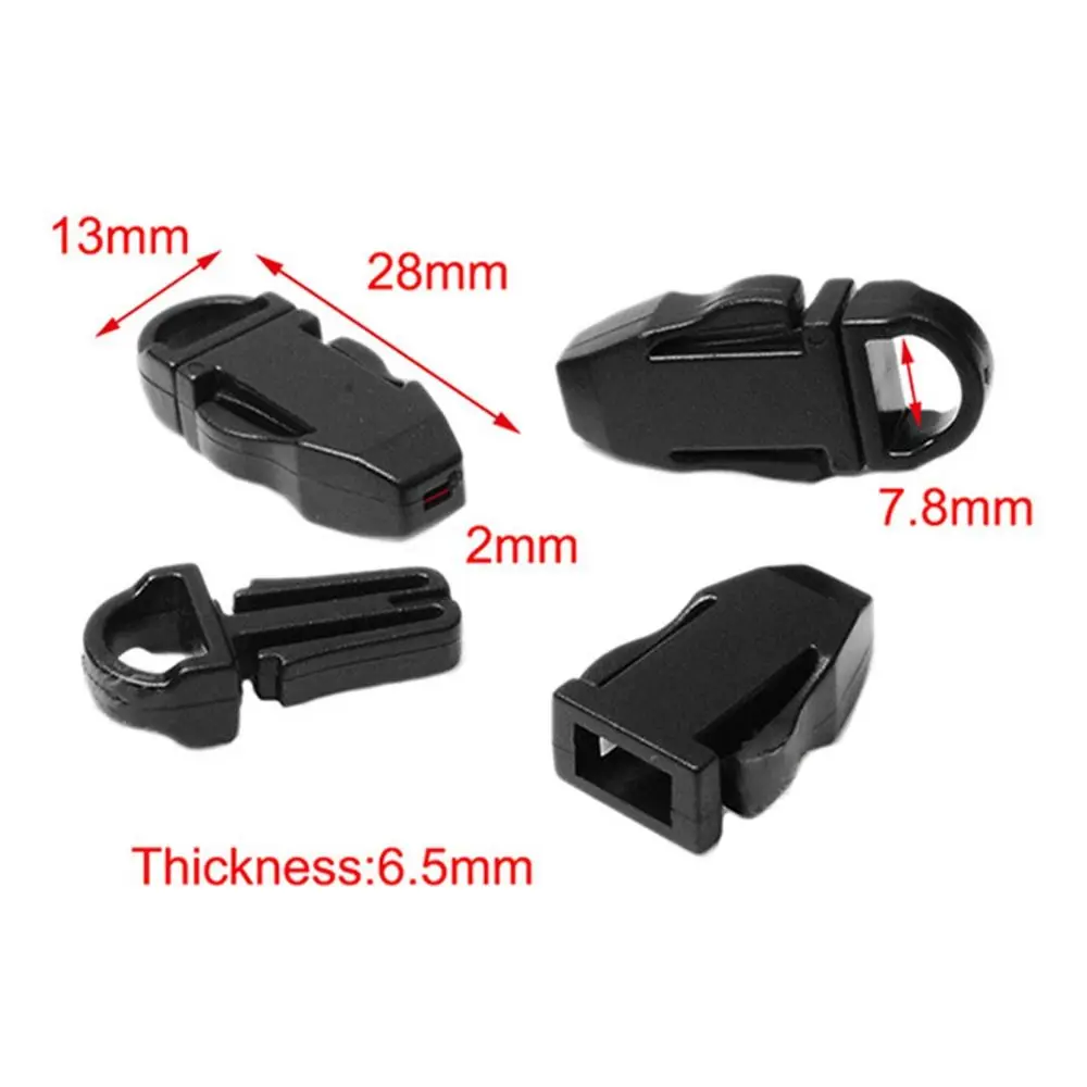 10pcs Anti-lost Tactial Flashlight Strap New EDC Outdoor Tool Accessories Rope Buckle Black Bottle Phone Kit Outdoor Tool