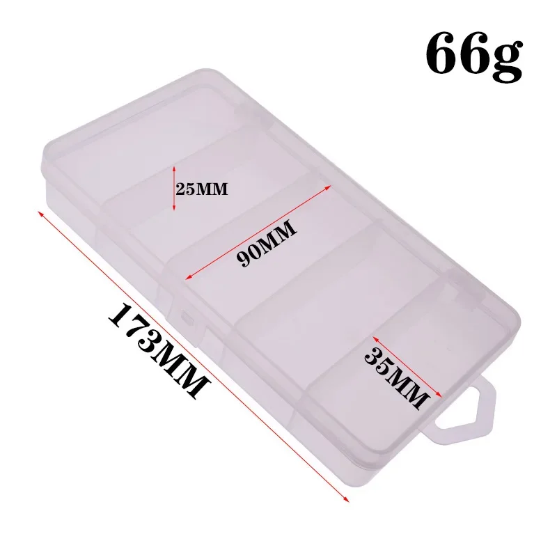 5/10/12 Compartments Fishing Tackle Box Storage Case Fly Fishing Lure Spoon Hook Bait Tackle Case Box Fishing Accessories Tools