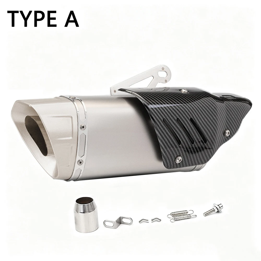 Universal motorcycle exhaust muffler escape silencer for KTM RC 125 250 390 for YAMAHA R6 R3 Ninja Z 400 250 Z900 ZX6R - view 4
