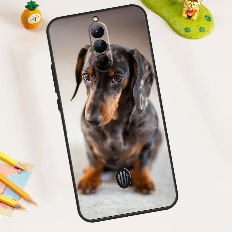 Cute Dachshund Teckel Dackel Dog Phone Case For ZTE Nubia Red Magic 8 8S 9 Pro Plus 5G 5S 6R Redmagic 6 7 6S 7S Pro Cover