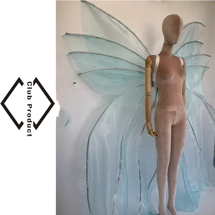 

Stage gogo performance party stage props butterfly wings fairy atmosphere interactive DS costumes