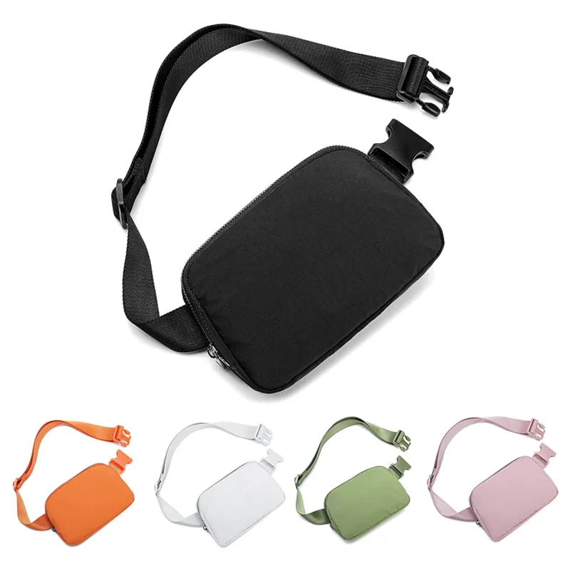 

Women Everywhere Over The Shoulder Mini Belt Bag Waist Bag Nylon Bum Bag Unisex Crossbody Sports Bags Portable Belt Waist Bags