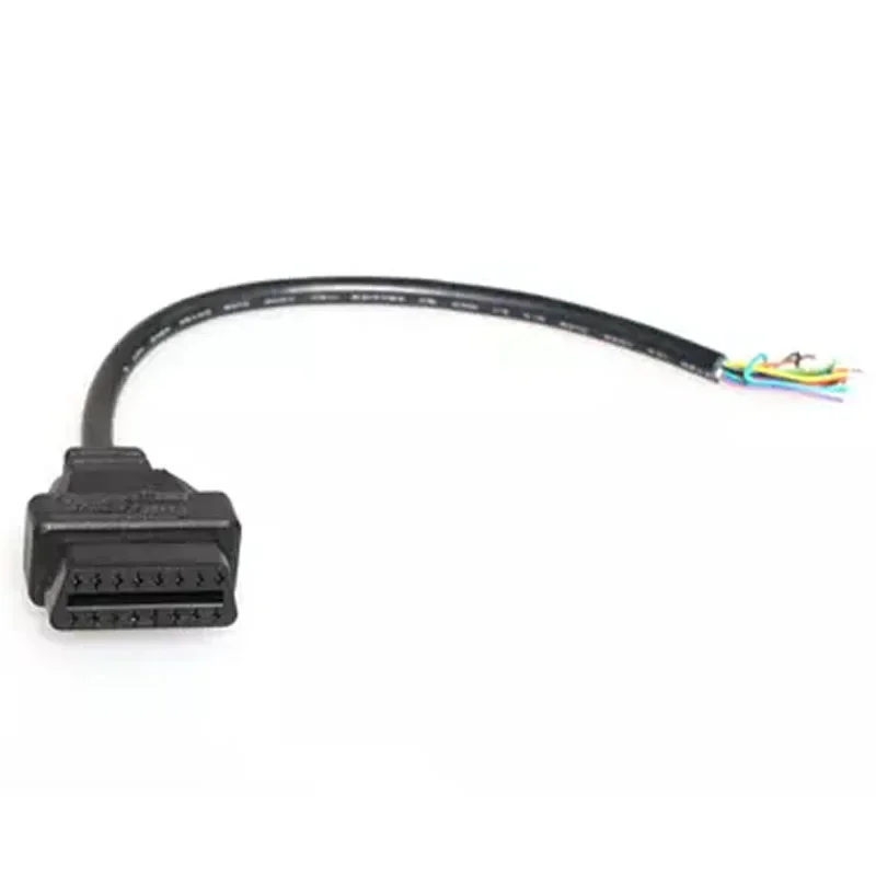 16 PIN Car Diagnostic Interface & Adapter OBDII OBD 2 OBD2 16pin Female Connector To Open OBD Cable