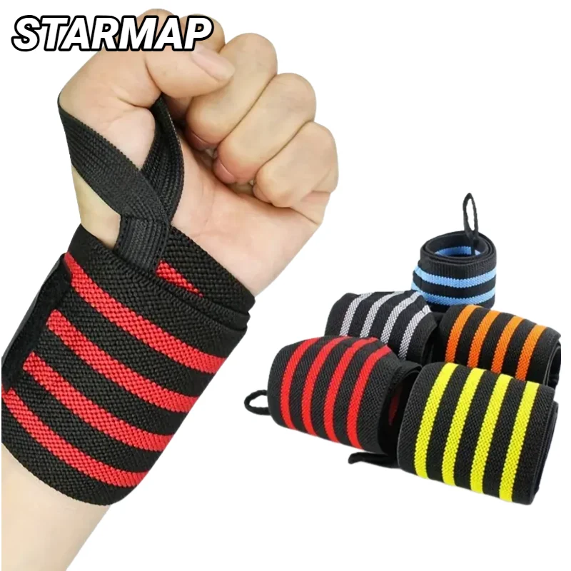 Regulowane opaski na nadgarstek, wsparcie nadgarstka, sportowe stabilizatory, paski o zwiększonej wytrzymałości, owijki do podnoszenia ciężarów, bandaż, trening fitness, siłownia.