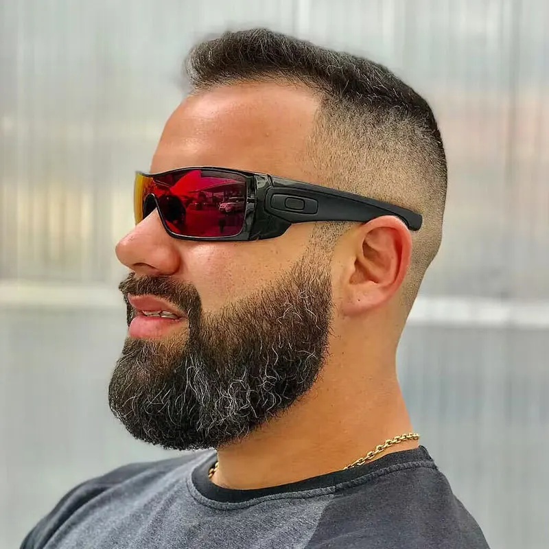 Hot Sale Men\'s Y2K Futuristic Sports Cycling and Driving High-end Sunglasses without logo