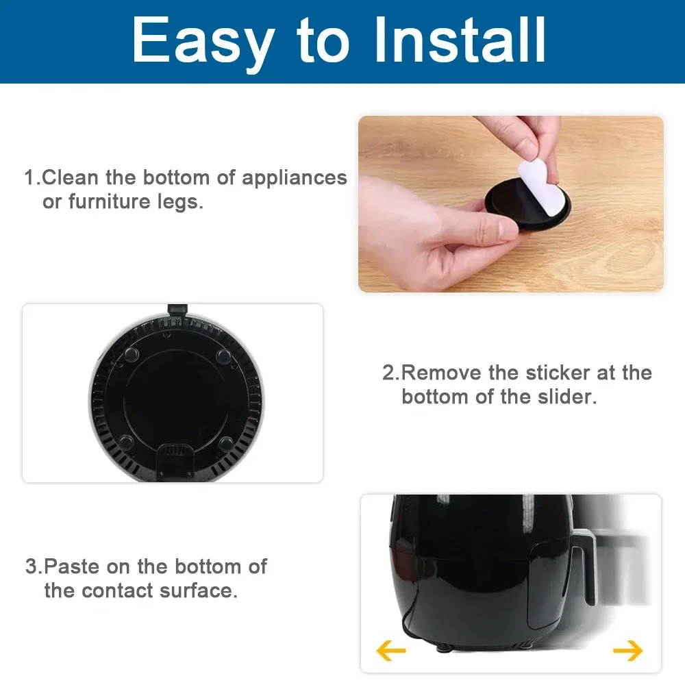 24/4 個アプライアンス家具スライダー簡単に移動スリップマットアンチスクラッチ重い家具肥厚移動パッド床プロテクターマット