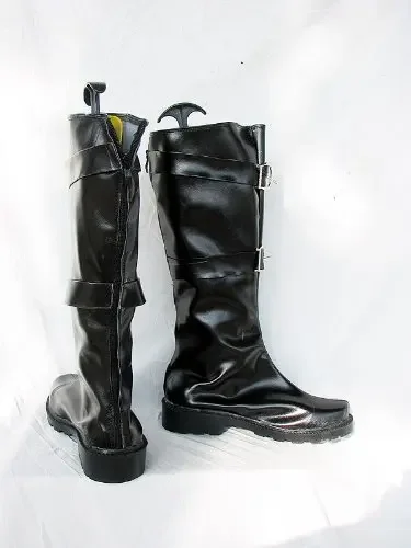 Botas de Final Fantasy VII FF7, zapatos de Cosplay de Sephiroth, hechas a medida