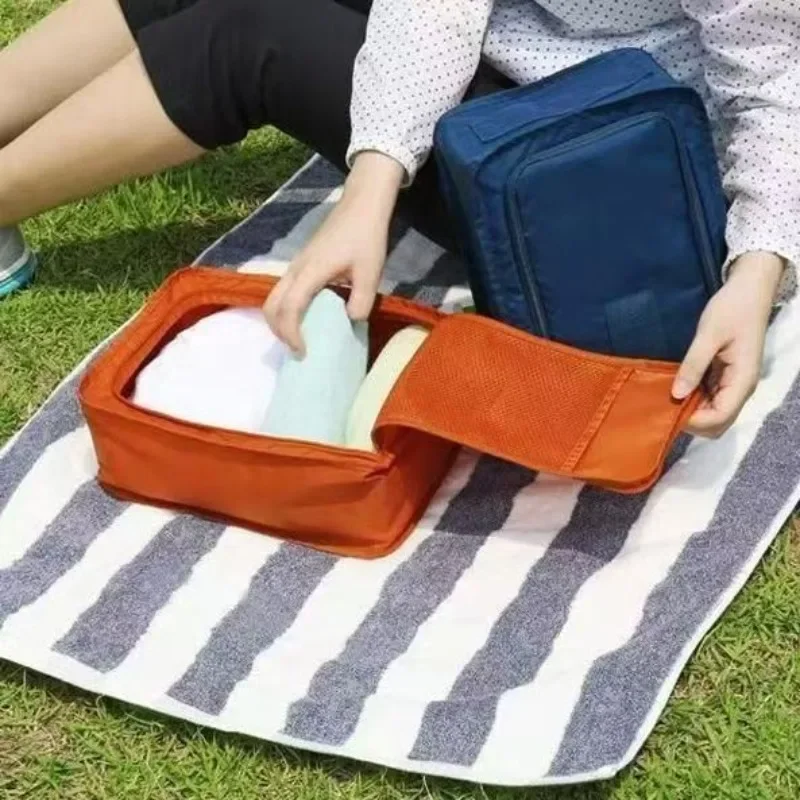 Woman Portable Shoe Bags Travel Holds Multifunction Waterproof Folding Storage High Capacity Shoe Pouch Organizer Storage Pouch