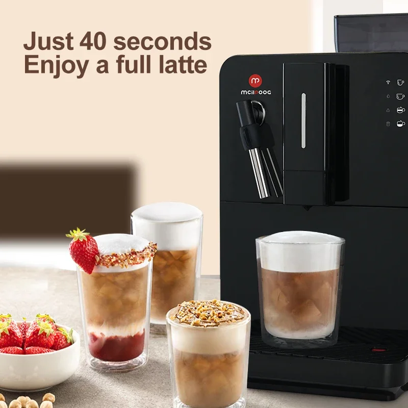 Hi05 Cappuccino Maker Super Automatic Coffee Espresso Machine With Milk