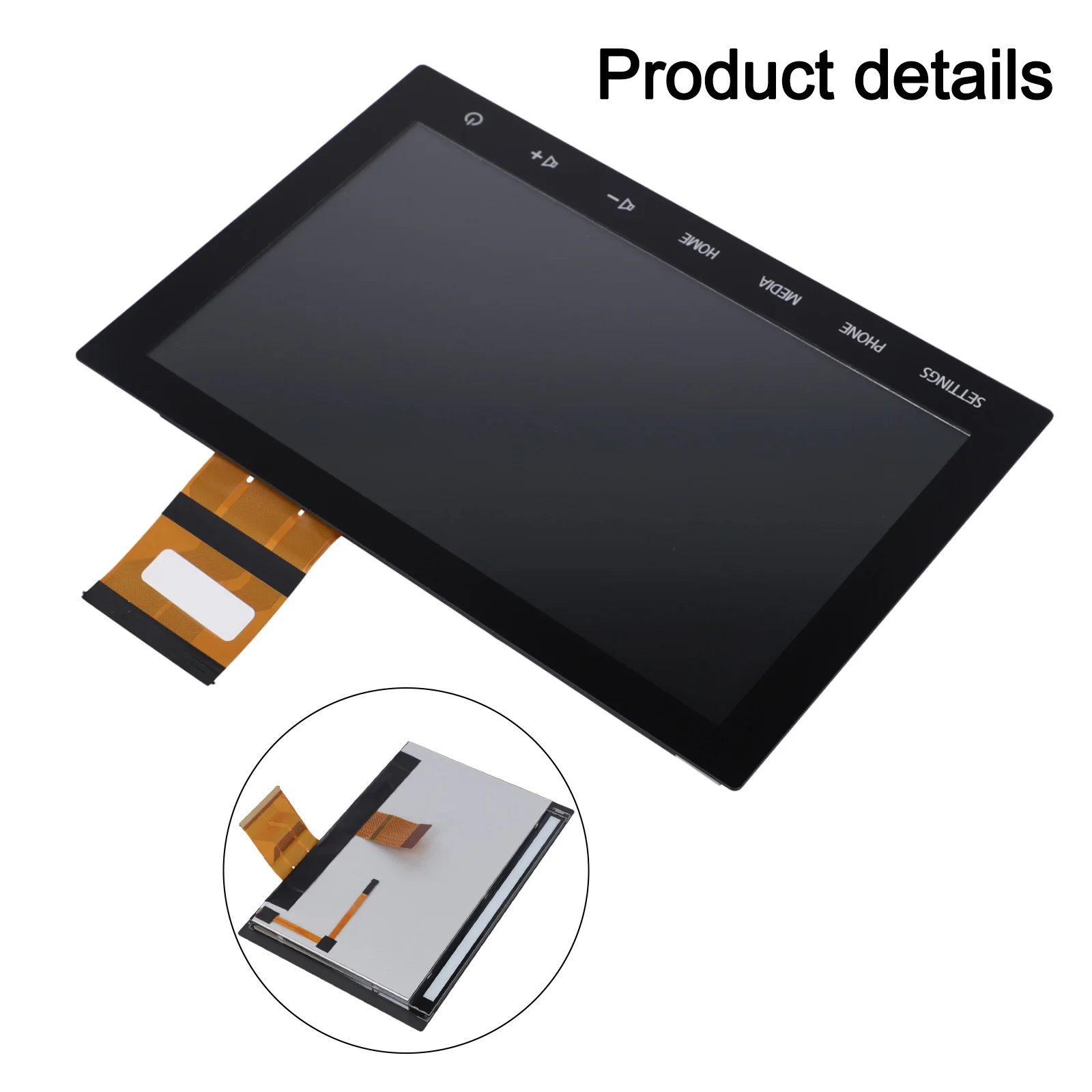 

In-car Entertainment 8740A098 Display High Universality Fitment No Deformation Anti-corrosion Direct Replacement