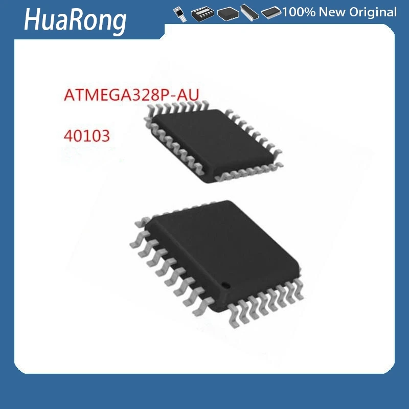 5PCS/LOT     ATMEGA328P-AU  MEGA328P-AU     ATMEGA328PU-TH    ATMEGA328P     40103    QFP32