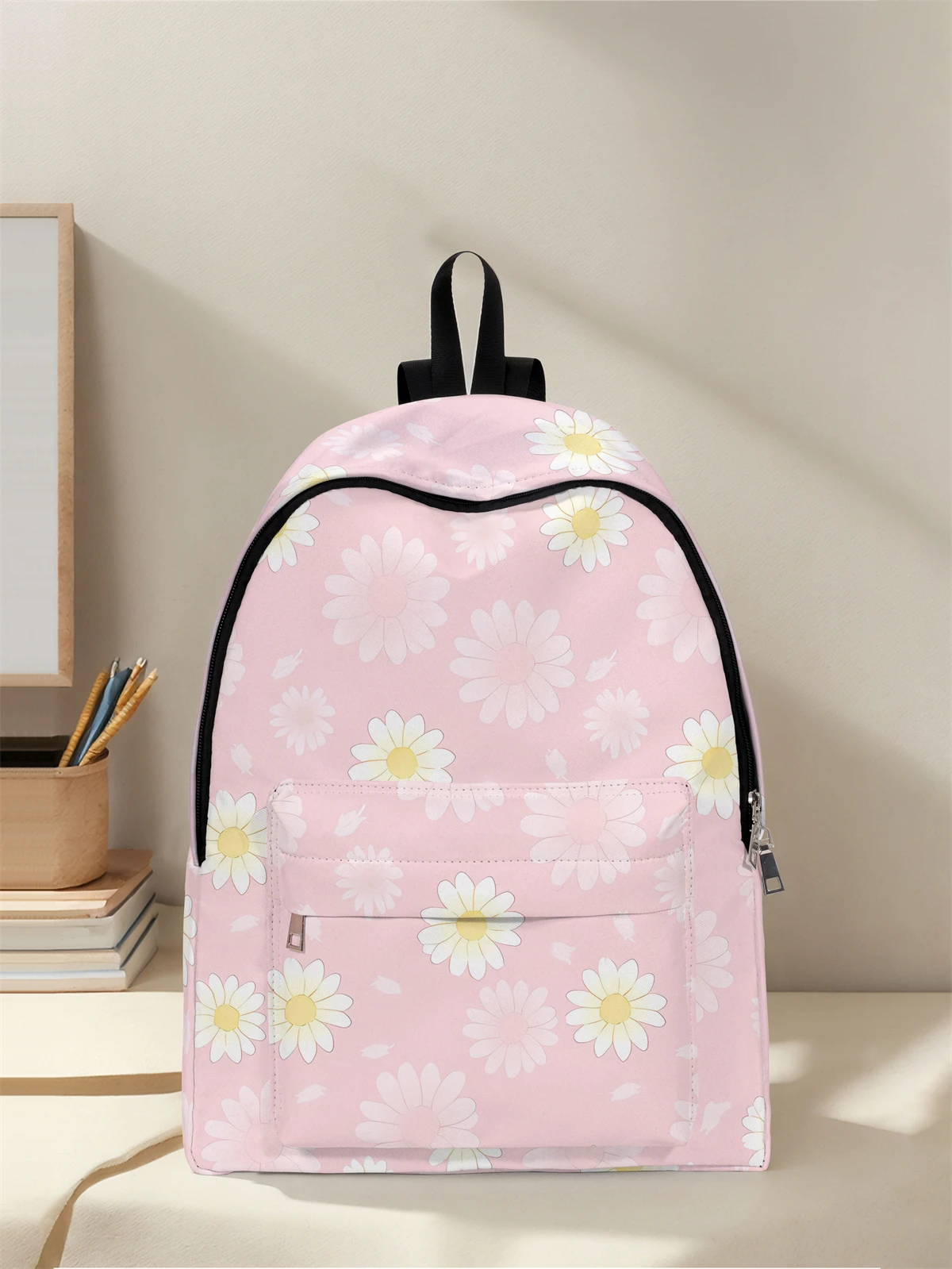 

Рюкзак с рисунком хризантемы, новая модель на 2025 год, повседневный дорожный рюкзак, легкий и простой повседневный дорожный рюкзак.