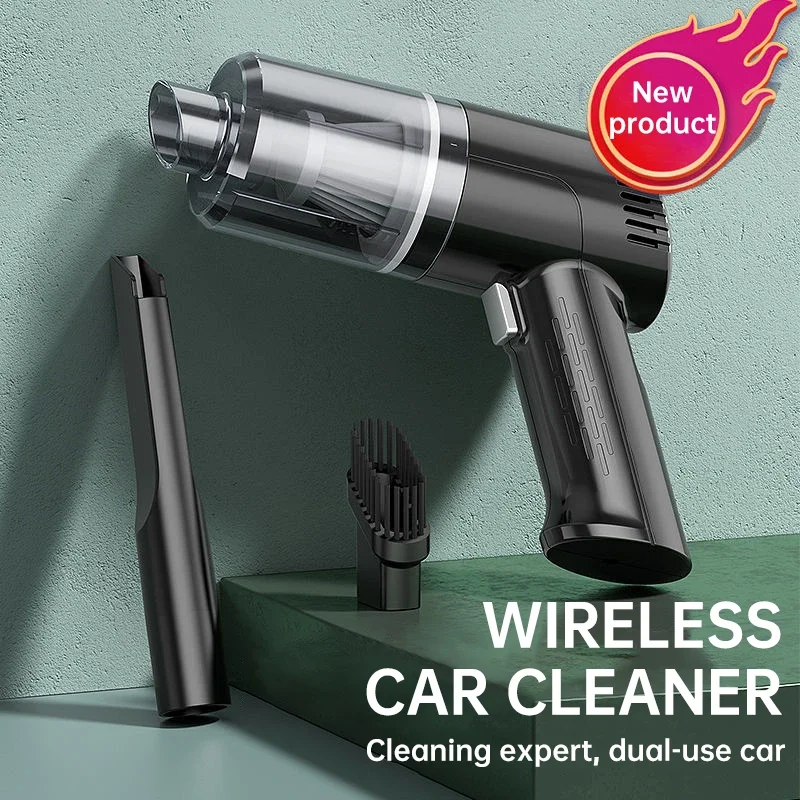 Car Wireless Portable Manual Vacuum Cleaner Cyclone Cordless Powerful Vacuum