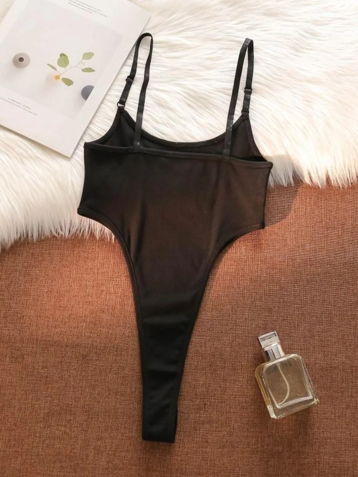 American Sle Sexy ajustado elástico chaleco con correa alta división vientre ow Base Csole Hot Girl ropa interior Top Fa...