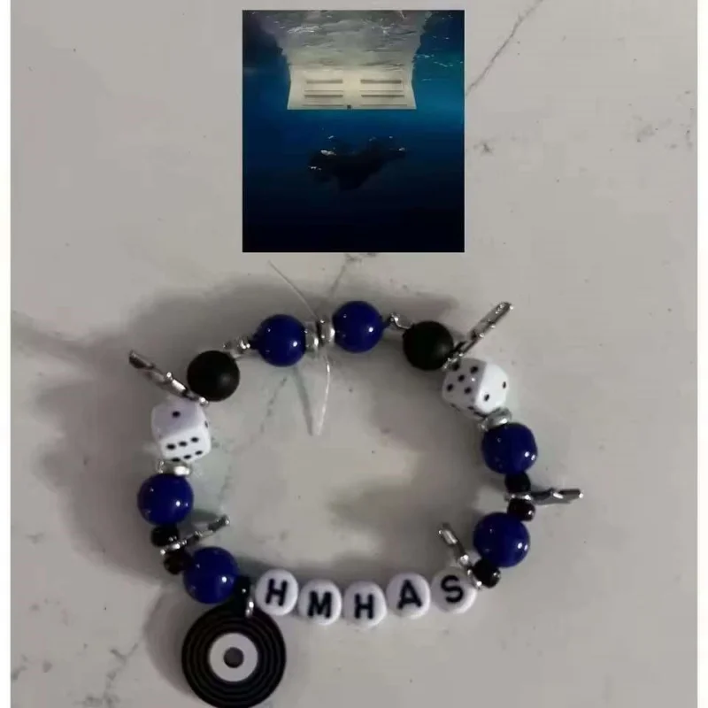 Pulsera de cuentas hecha a mano inspirada en Billie Eilish