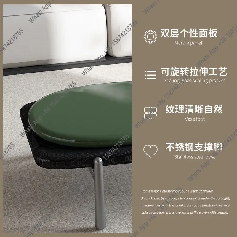 Yi Spot Simple Stretchable Rotating Coffee Table Living Room Light Luxury High-end Storage Household Small Apartment Rectangular