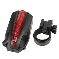 Ultra Bright Bike Tail Light Cycling Rear Lamp Multi-Modes Adjustable Light Projection Rear Lamp For Road Bike Night Safety