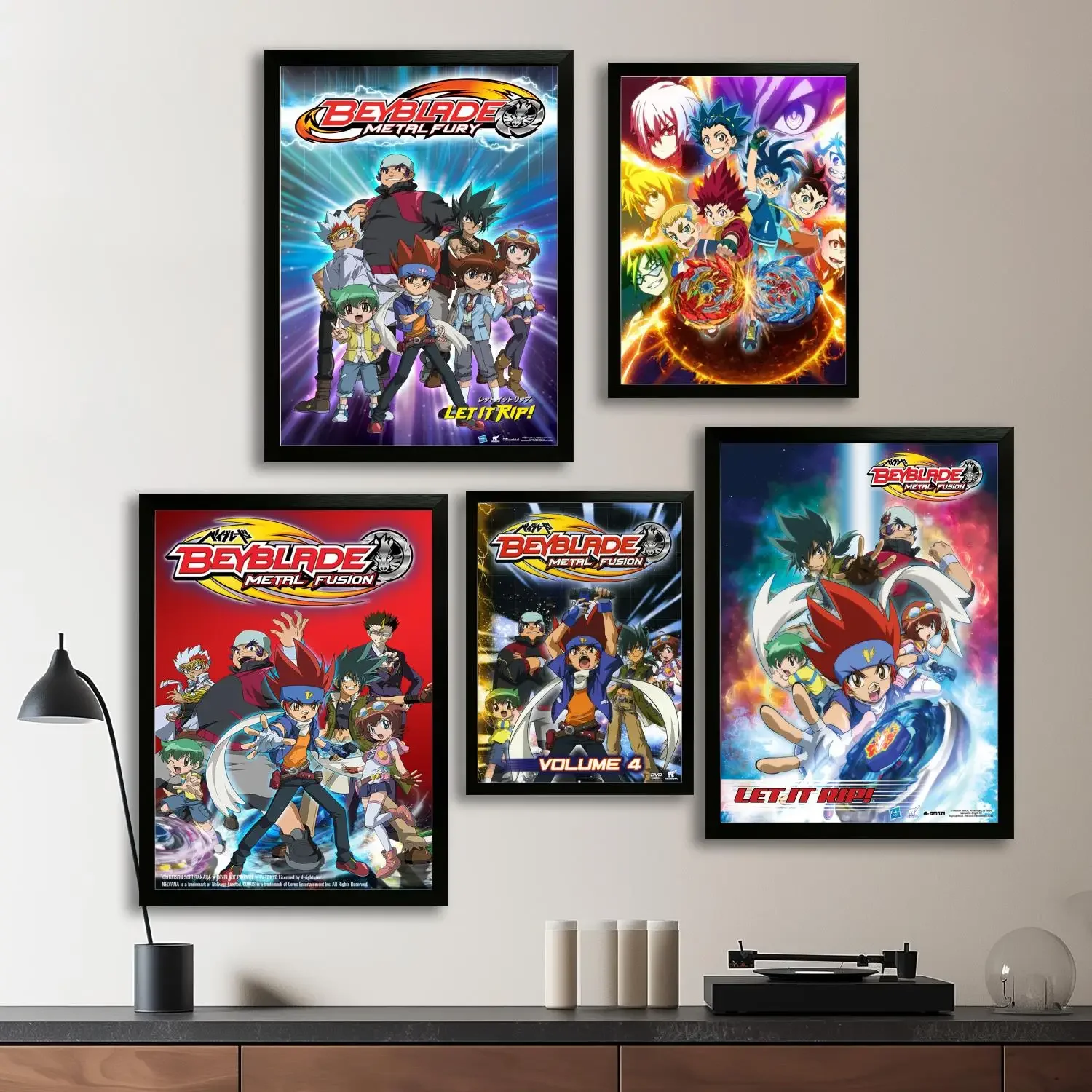 Beyblade Metal Fusion Canvas Art Poster and Wall Art, Picture Print, Modern Family, Bedroom Decor, Posters,Decorative painting