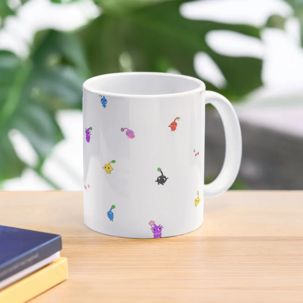 Little Pikmin Classic  Mug Drinkware Tea Picture Cup Image Printed Gifts Coffee Design Handle Round Photo Simple