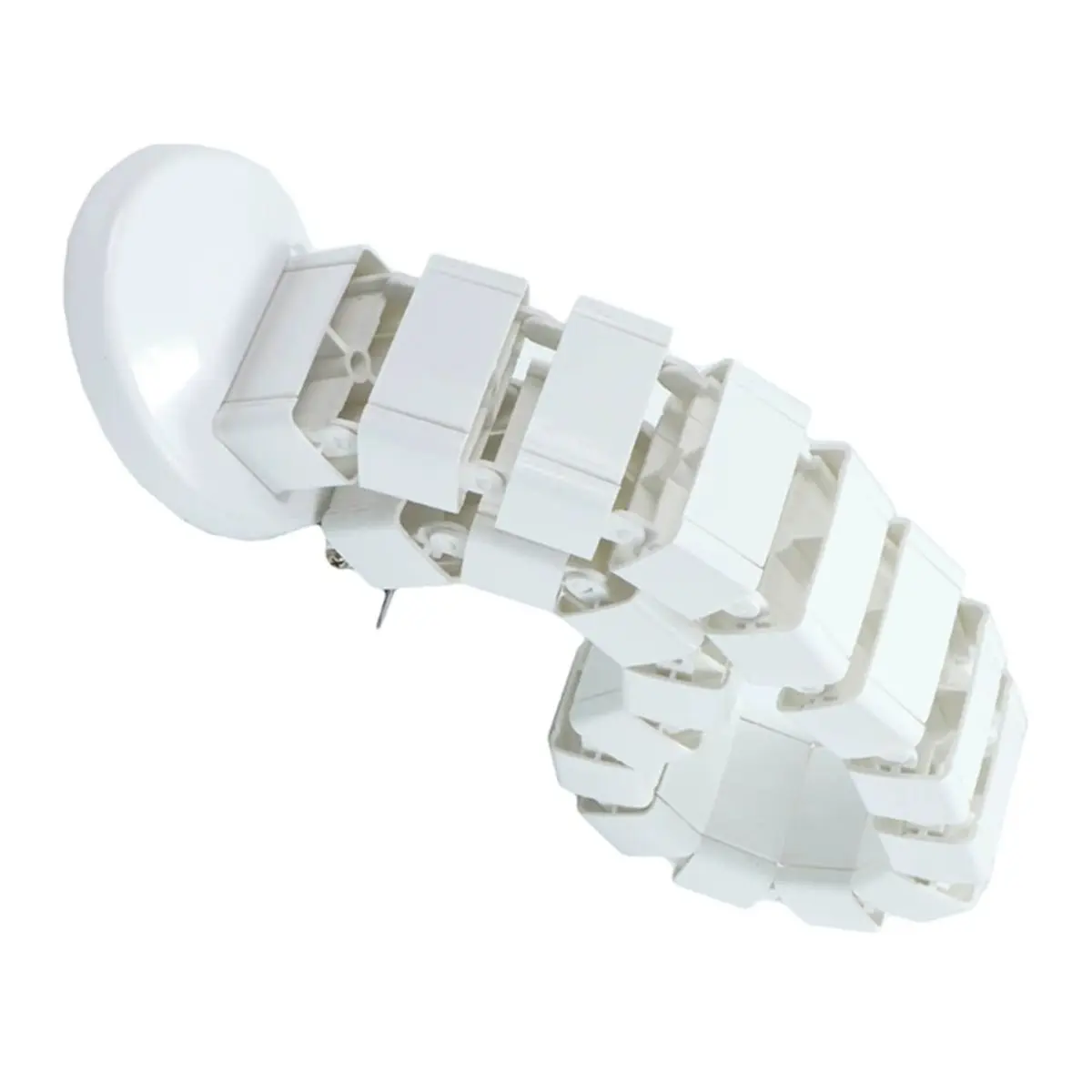 150CM Wire Spine Cable Sleeve Under Wire Management Workstation Snake Wire Organizer Management White