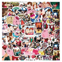 10/30/50/100pcs Cute Disney Anime Gravity Falls Stickers Funny Kids Decals Toy Phone Skateboard Luggage Cartoon Graffiti Sticker