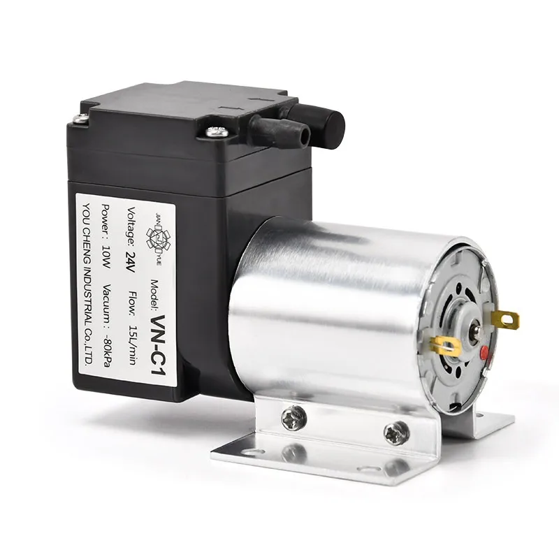 Mi-cro DC vac-uum pu-mp, small a-ir DC12v24v220V, industrial negative pressure suction diaphragm