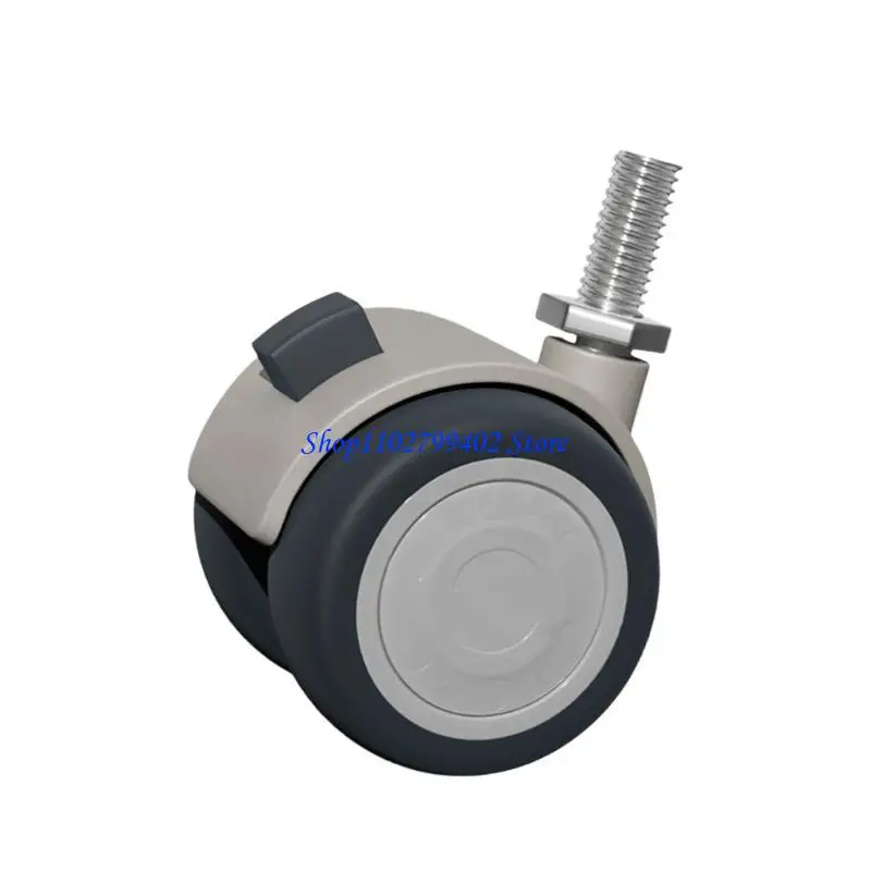 547F Replacement Chair Wheel Quiet 360 Degree Rotation Wheel Heavy Duty Wheel for Hard Surfaces Supports Up to 250kg