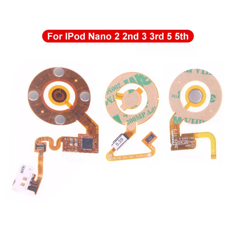 Accessory Click Wheel with Flex Cable Ribbon for I pod Nano 2 2nd 3 3rd 5 5th Accessories Pr