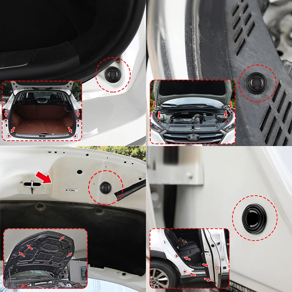 4/8pcs Anti-collision Silicone Pad Car Door Closing Anti-shock Protection for BYD all Model S6 S7 S8 F3 F6 F0 G3 G5 Accessories