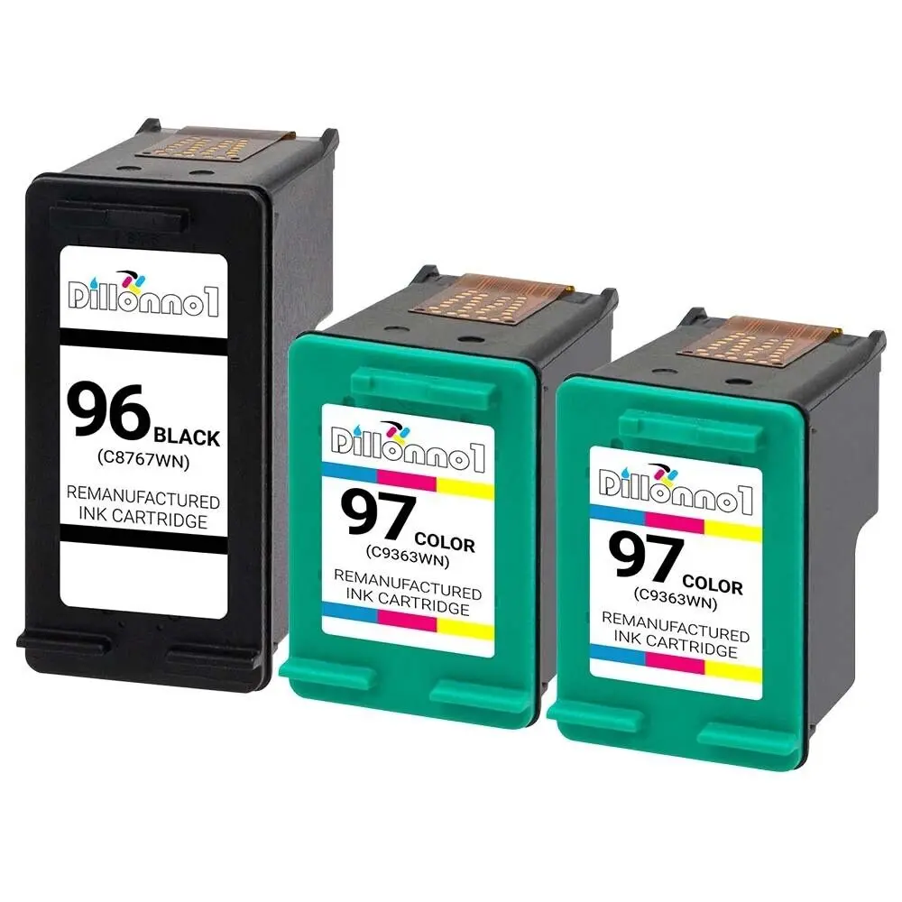 

Remanufactured 3PK 1 HP96 2 HP97 Cartridge for PhotoSmart 2610 2610v 2610xi 2613