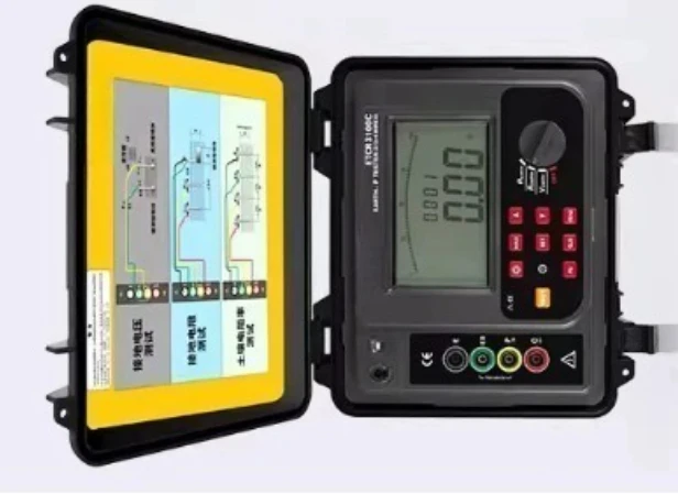 NEW ETCR3100C Digital Earth Resistance Meter 30kΩ Soil Resistivity Tester IP65 Protection Grounding Voltage AC 600V
