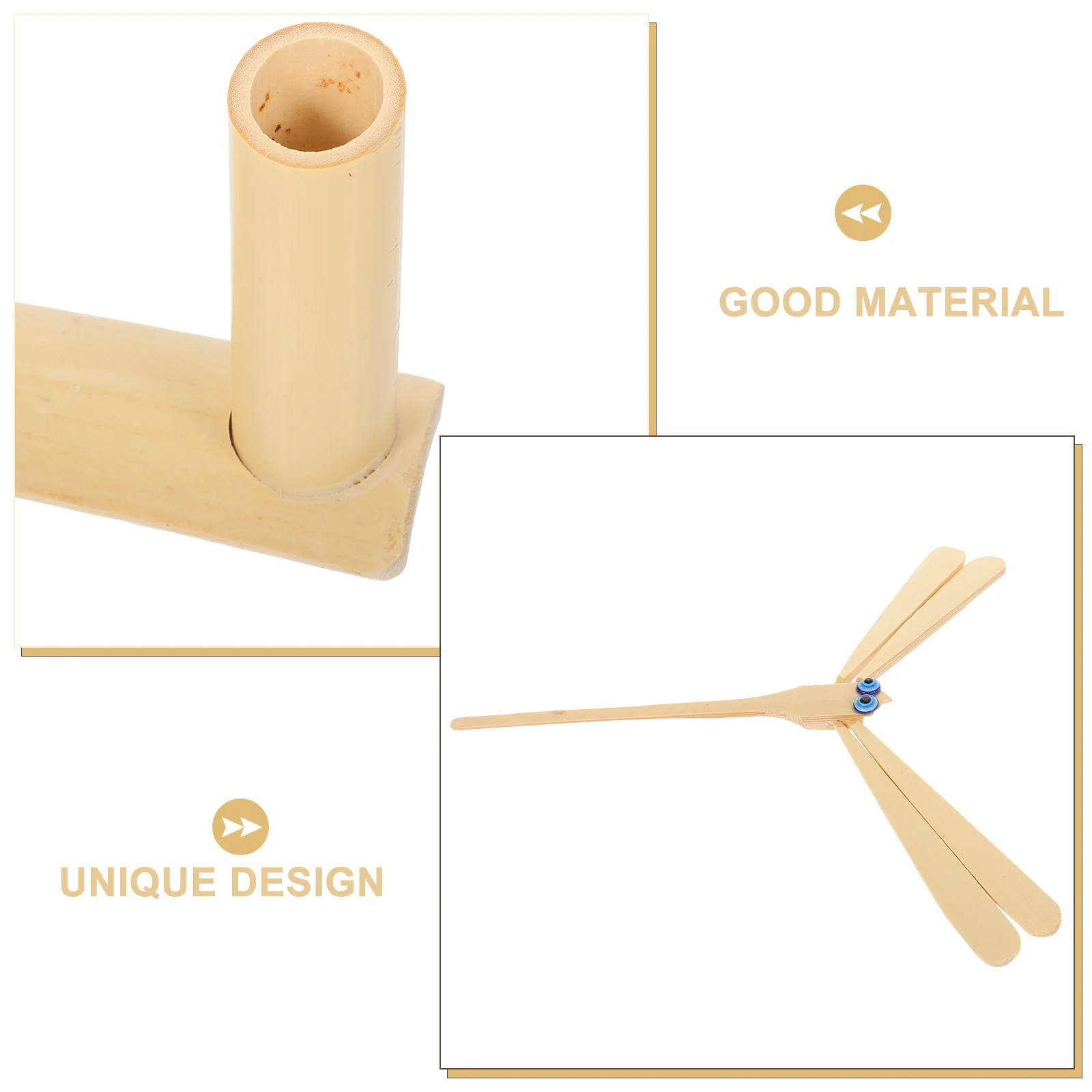 

Dragonfly Bamboo Pen Holder Pencil Organizer Desk Storage Bucket Pen and Pencil Holder Desktop Container for Office Study