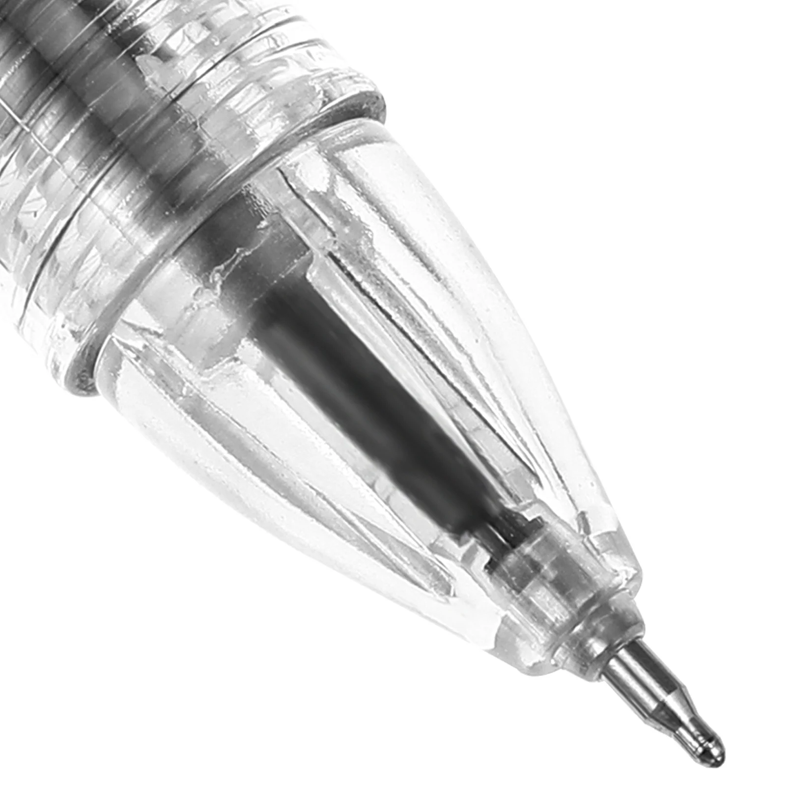 

12pcs Full Needle Gel Smooth Writing Neutral Pens Portable School Office Supplies Simple Student Ink Penreusable Multi-Use Work