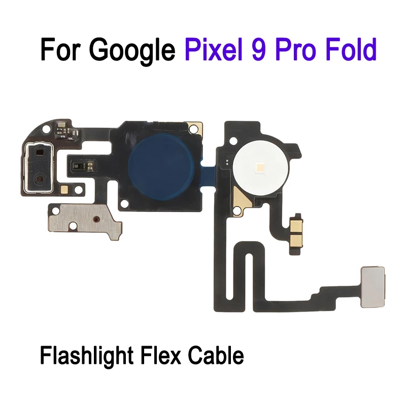Flashlight Flex Cable For Google Pixel 9 Pro Fold, GGH2X GC15S Phone Internal Cable Repair Replacement Part