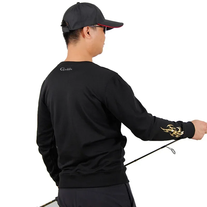 جديد وصول العلامة التجارية قمصان الصيد الرياضة في الهواء الطلق الرجال ملابس الصيد الخريف الشتاء تنفس ملابس الصيد #4