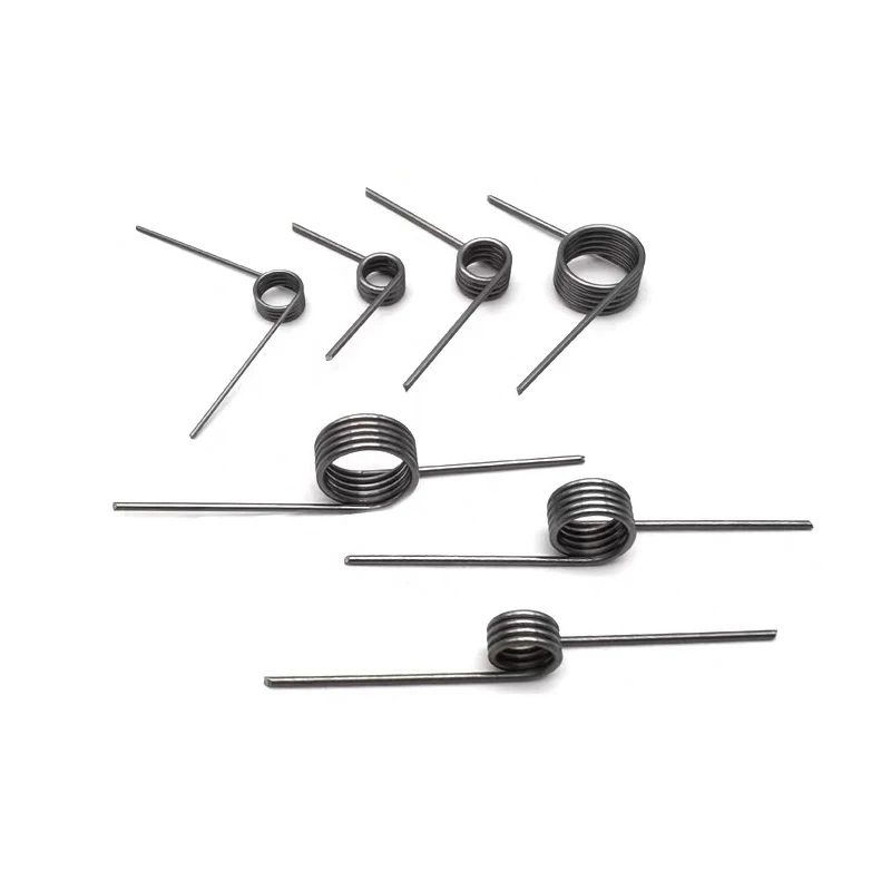65Mn Wire Diameter 1.0mm Spring Steel Left Torsion Spring Left Rotation Spring Return And Reset V-shaped Spring Laps 3-9 Turns