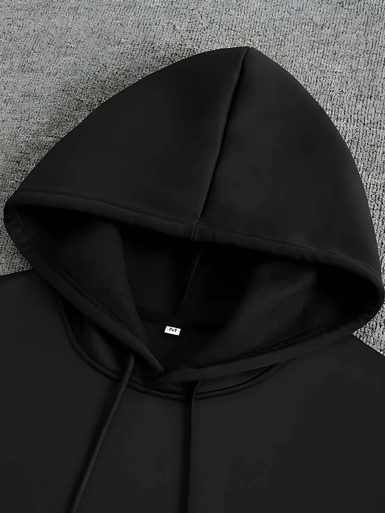 هودي كاجوال للربيع والخريف للرجال مع طباعة فراشة على الظهر، للجنسين، متوفر باللون الأسود