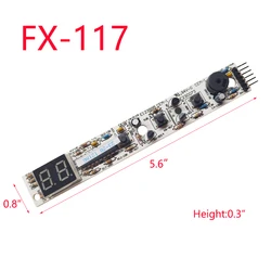 FX-117 şarap dolap aksesuarları buzdolabı paneli kontrol anahtarı dokunmatik Panel anahtarı düğmesi