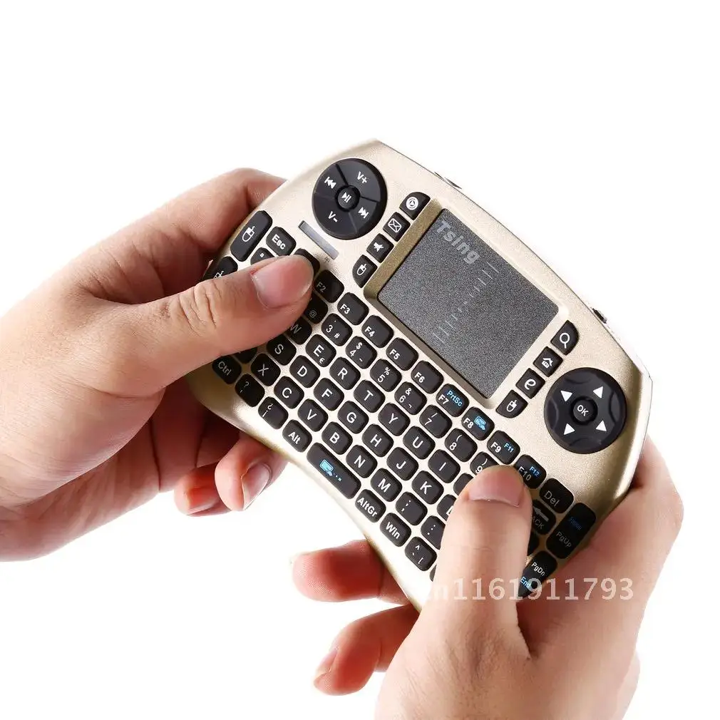 Handheld Portable Wireless Keyboard Touchpad Multi-media for TV Box Media TV PC Stick Laptop for Raspberry PI PS3 Spanish French